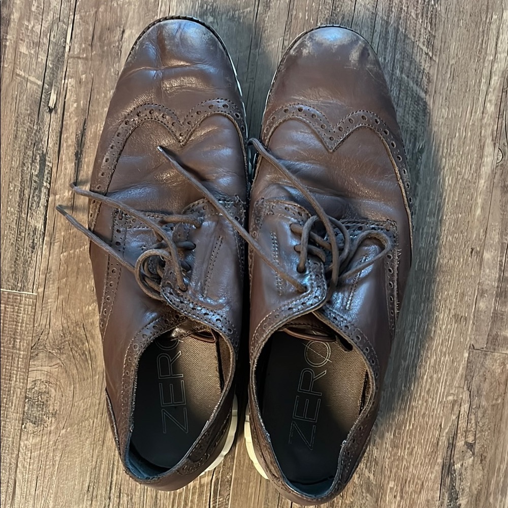 Cole Haan Brown Leather Oxfords Classic Design